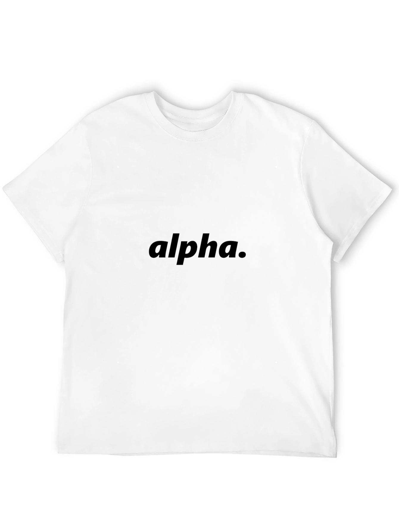 Alpha Graphic Black T-Shirt