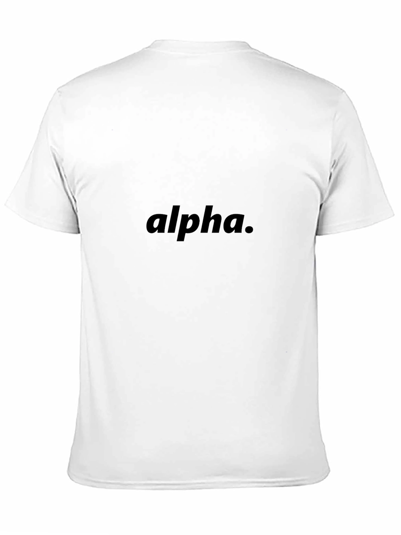 Alpha Graphic Black T-Shirt
