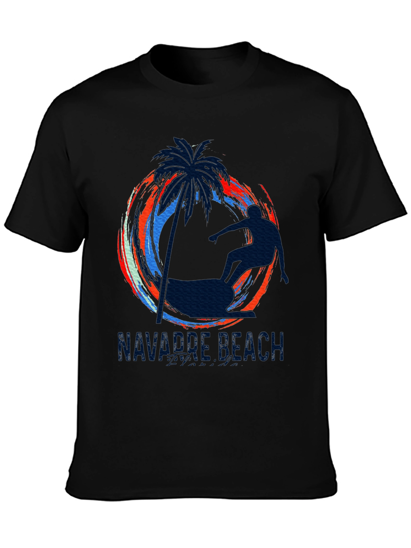 Navarre Beach Surfer Graphic Tee