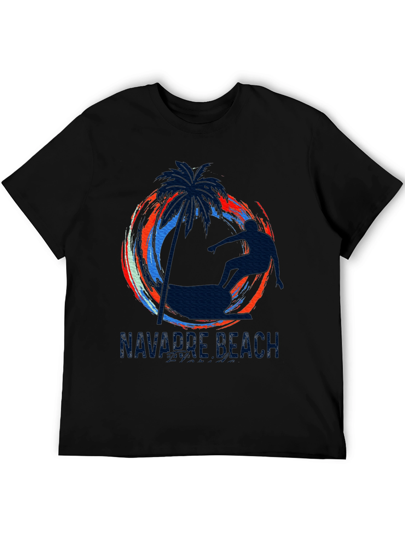Navarre Beach Surfer Graphic Tee