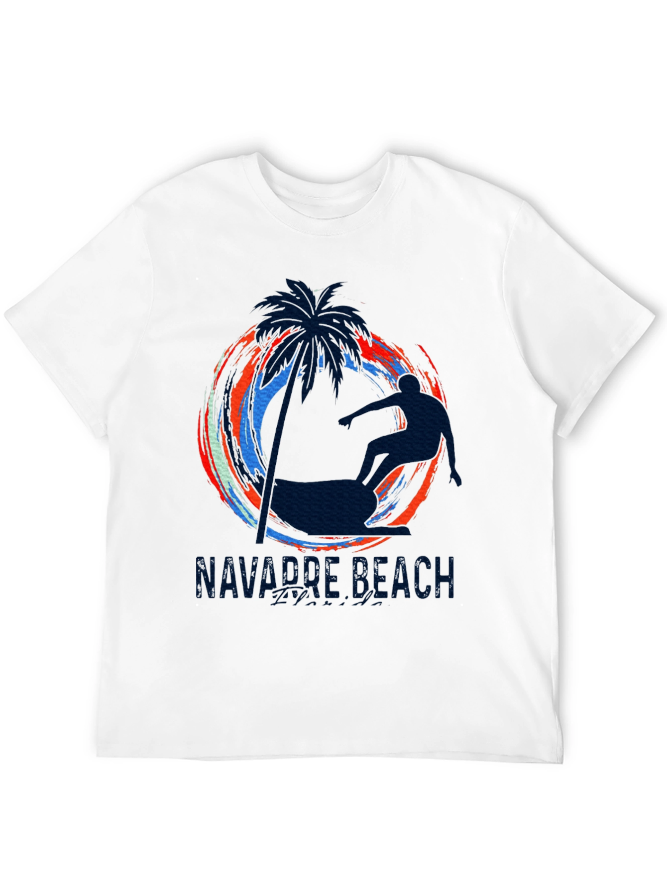 Navarre Beach Surfer Graphic Tee