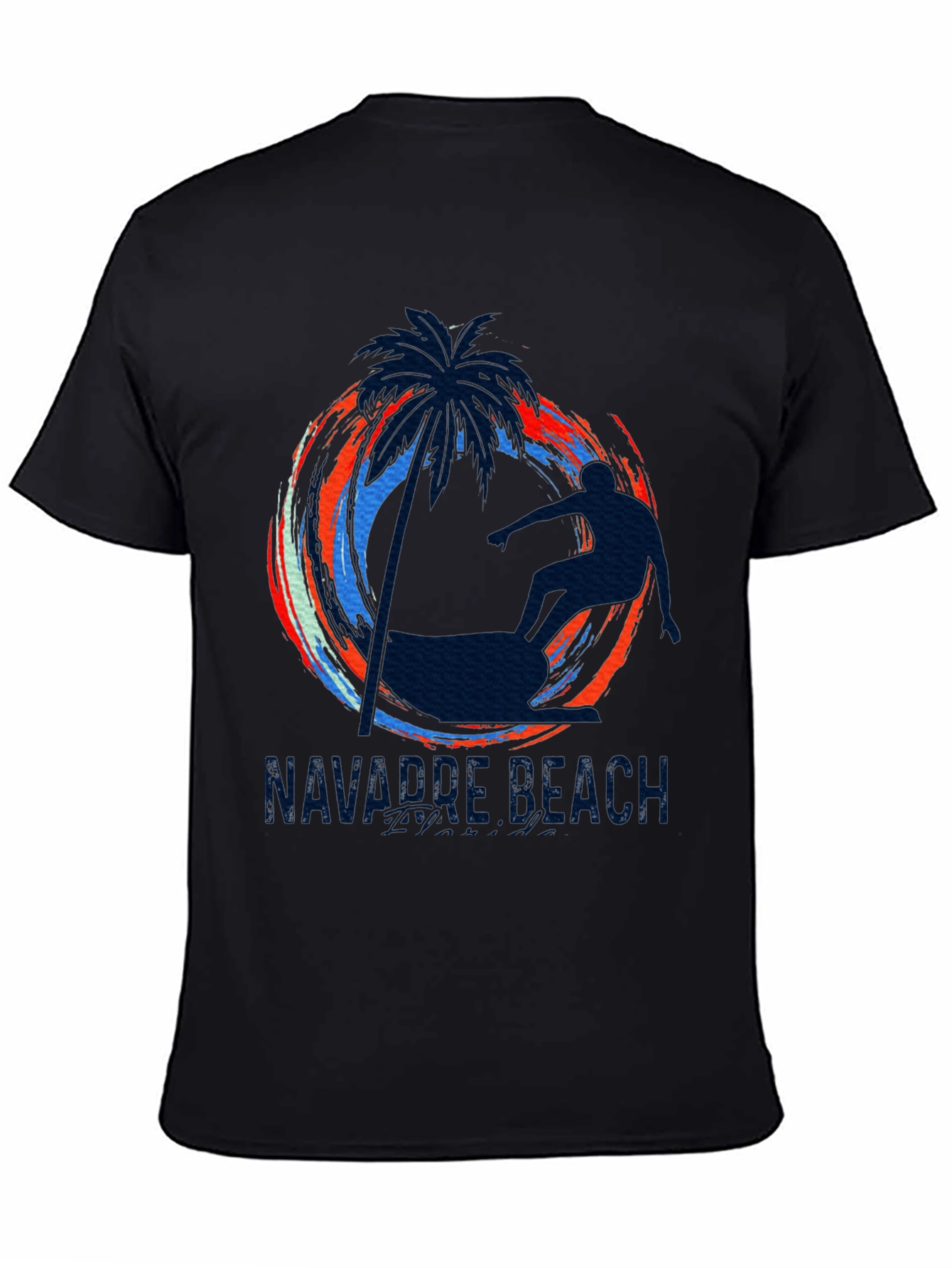 Navarre Beach Surfer Graphic Tee