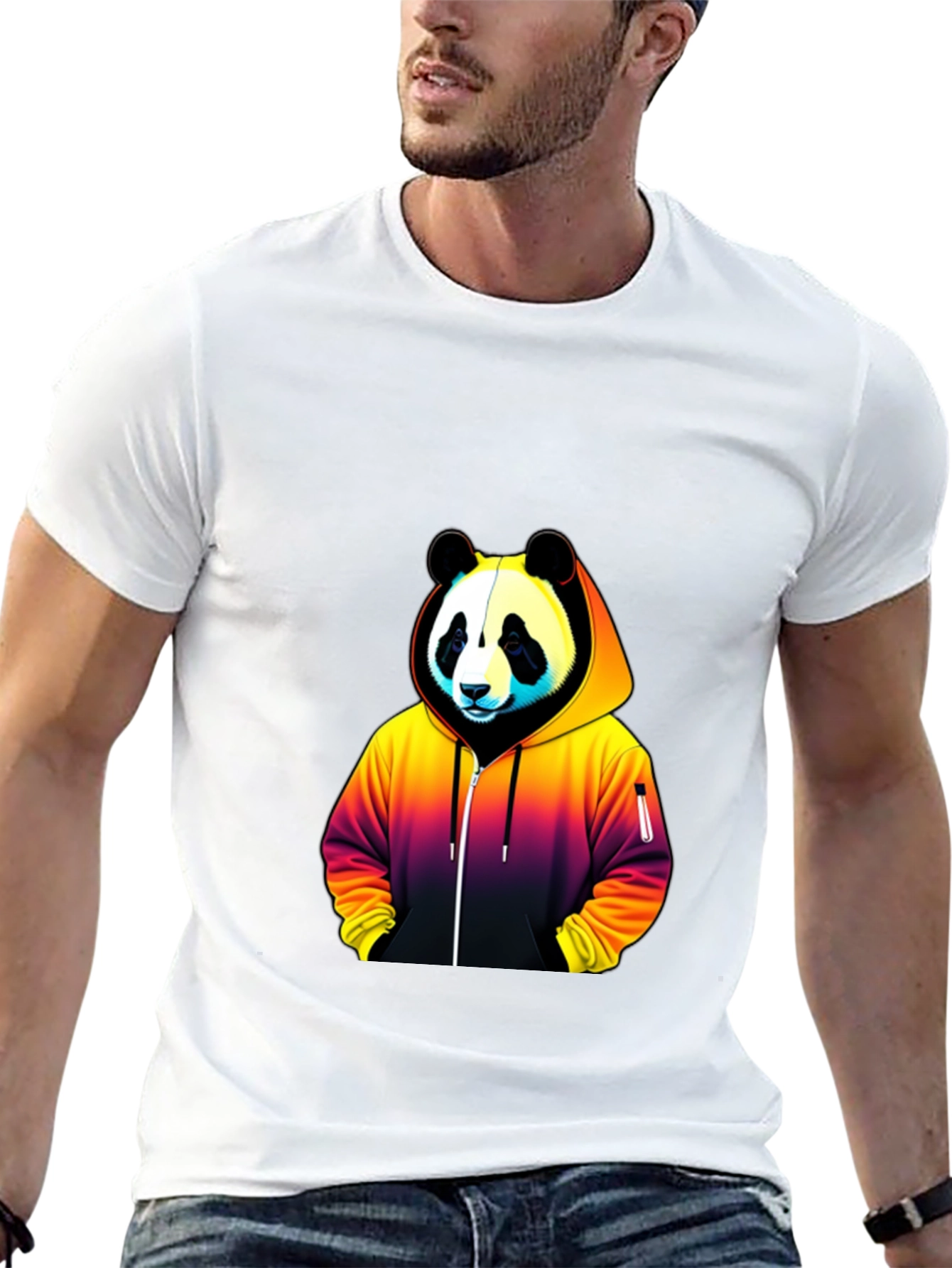 Panda Hoodie T-Shirt
