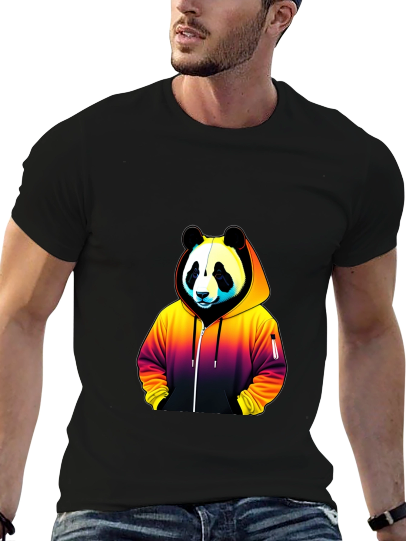 Panda Hoodie T-Shirt