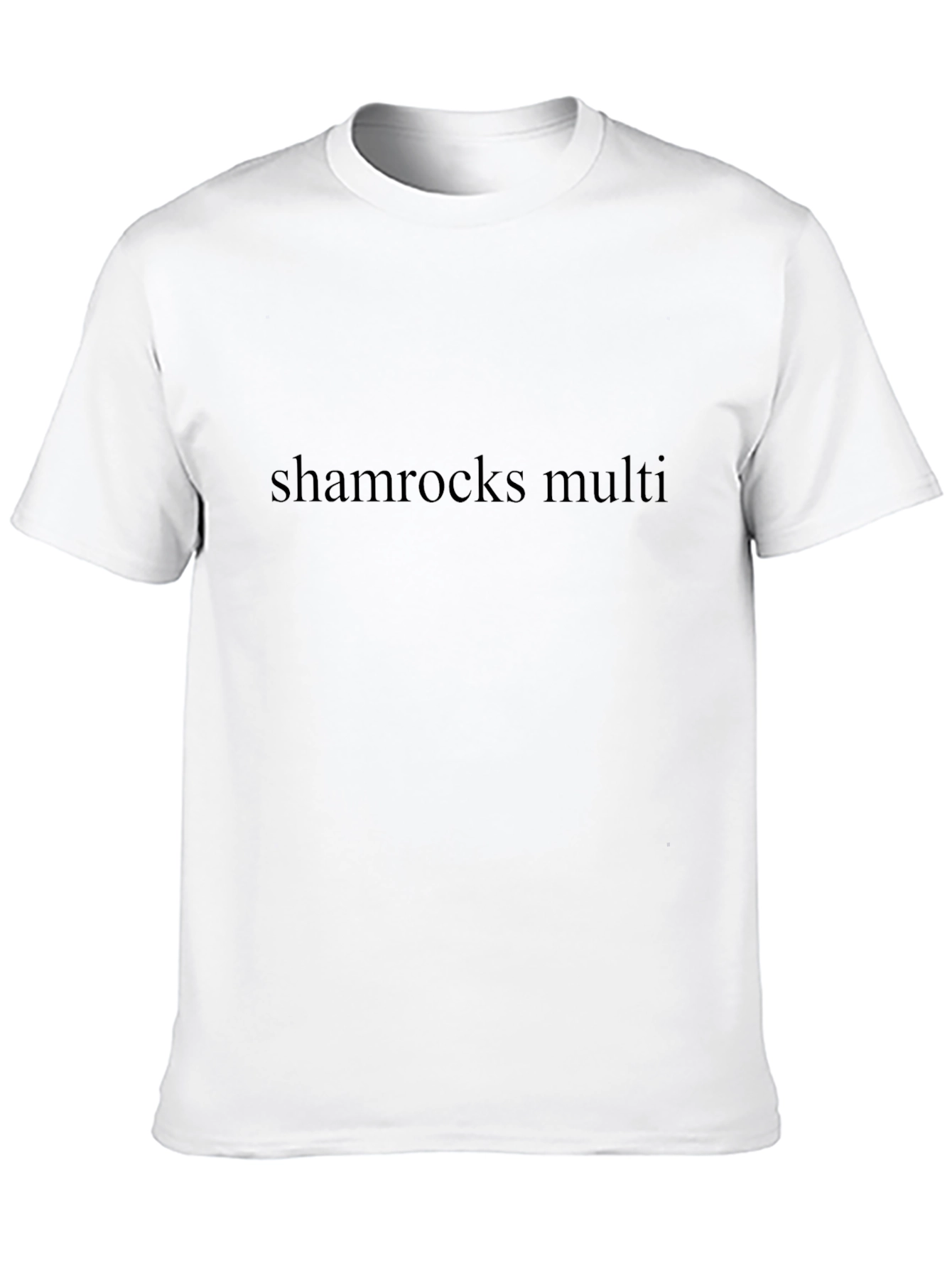 Shamrocks Multi Black T-Shirt - Casual Wear