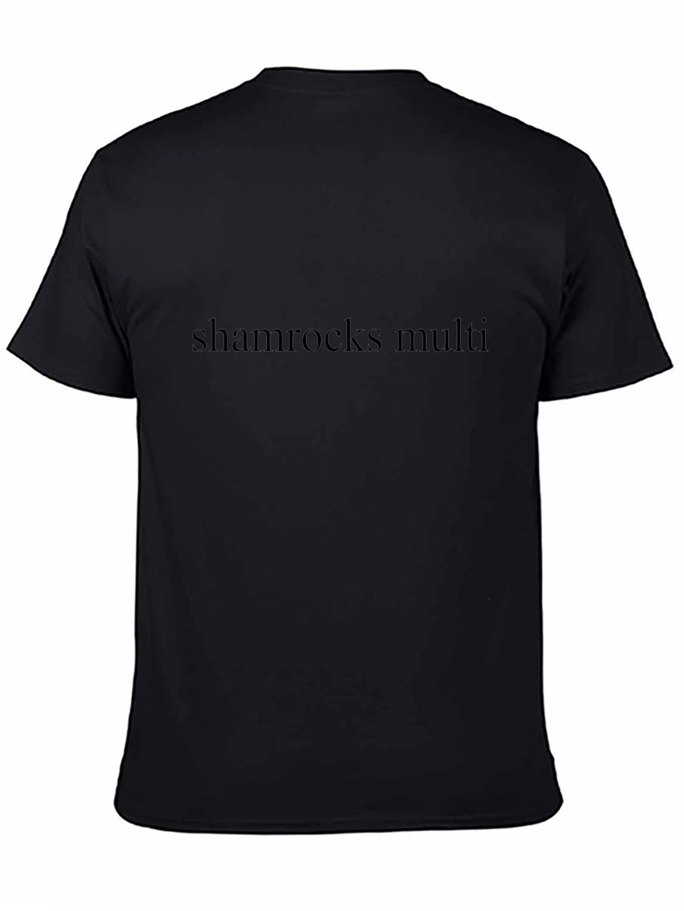 Shamrocks Multi Black T-Shirt - Casual Wear