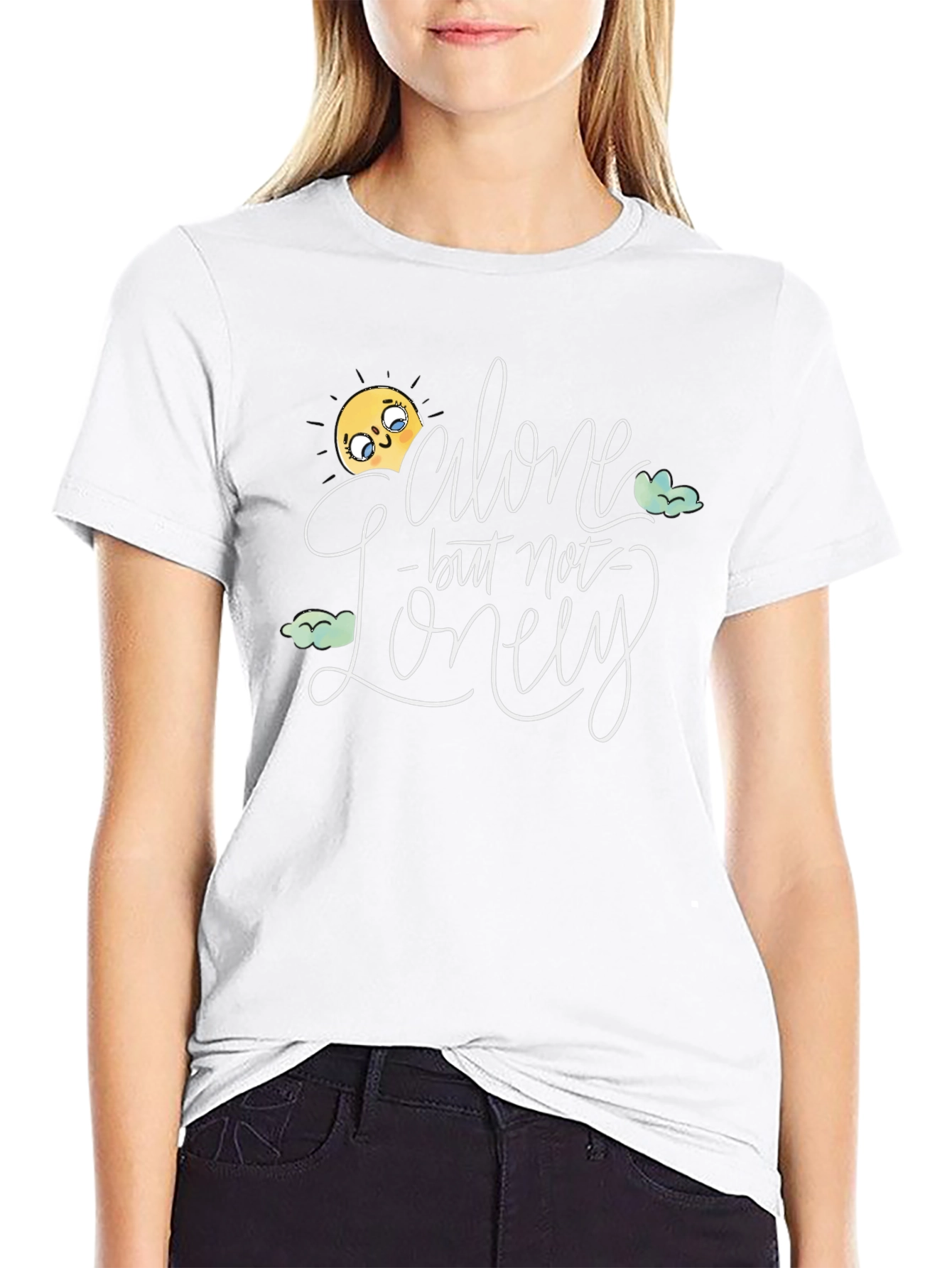 Alone But Not Lonely Graphic T-Shirt