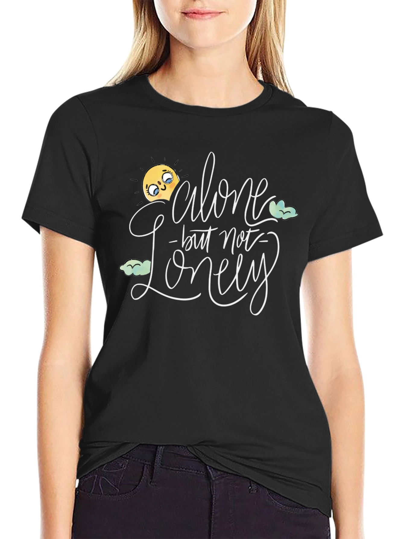 Alone But Not Lonely Graphic T-Shirt