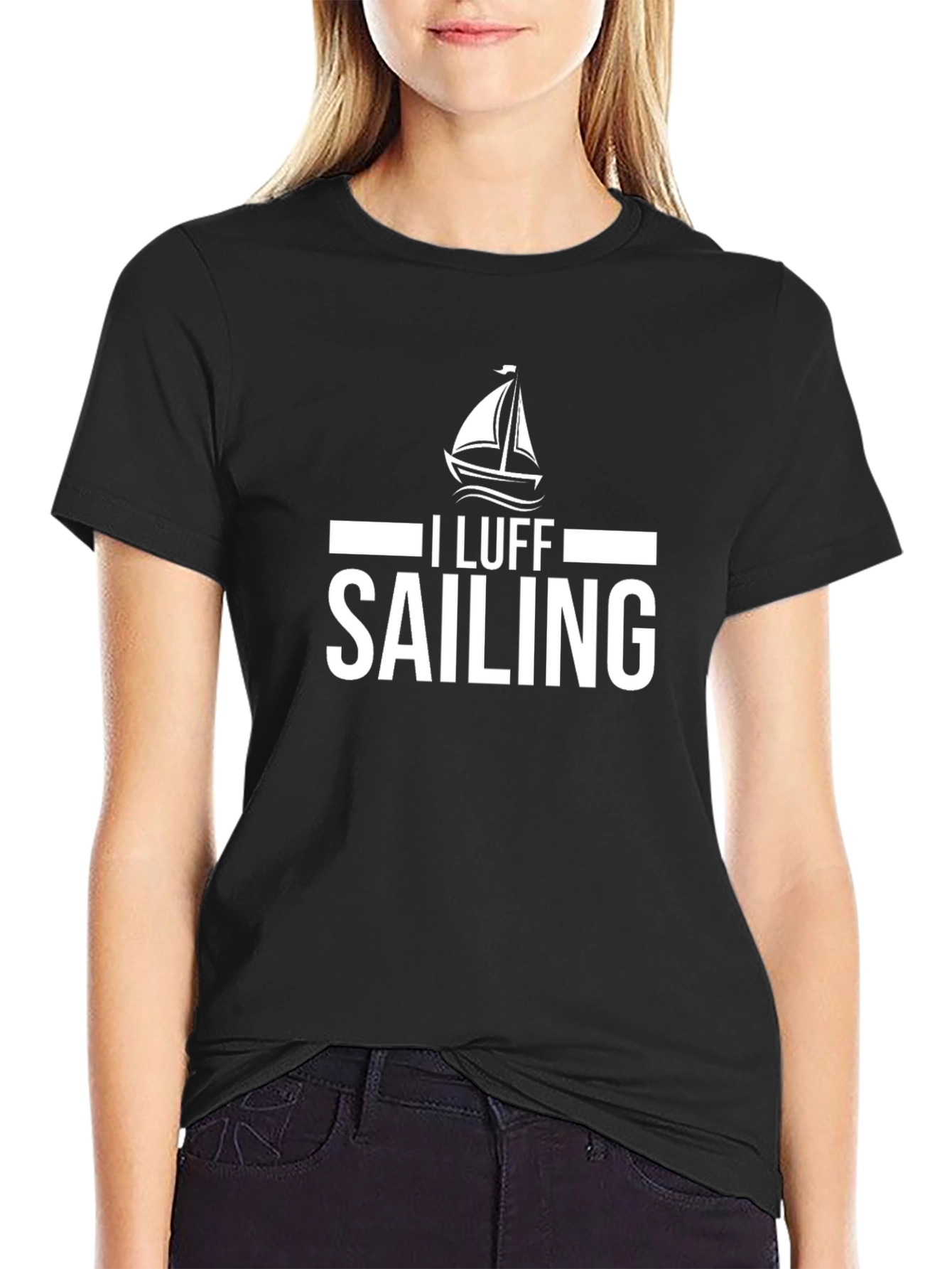 I Luff Sailing T-Shirt - Nautical Design