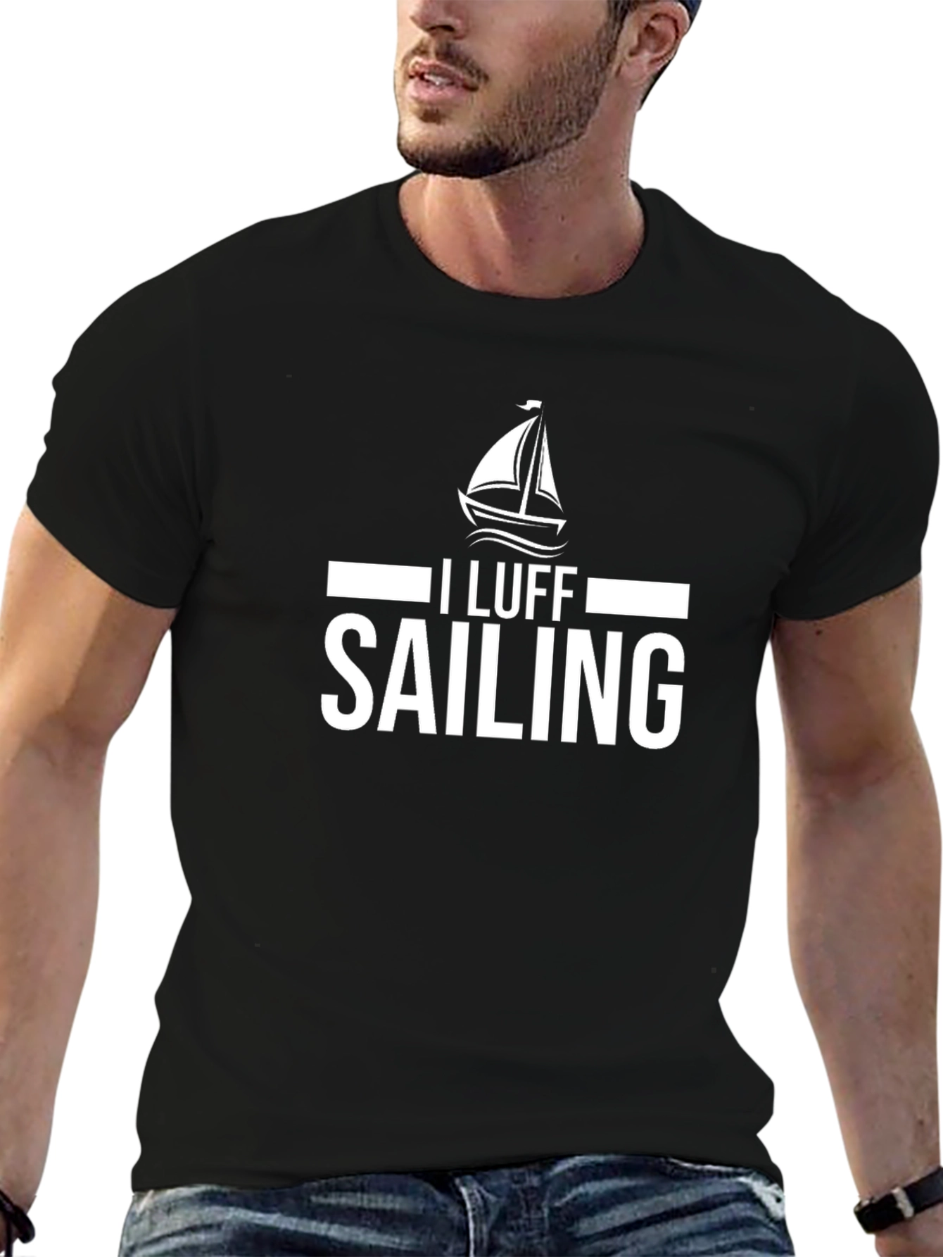 I Luff Sailing T-Shirt - Nautical Design