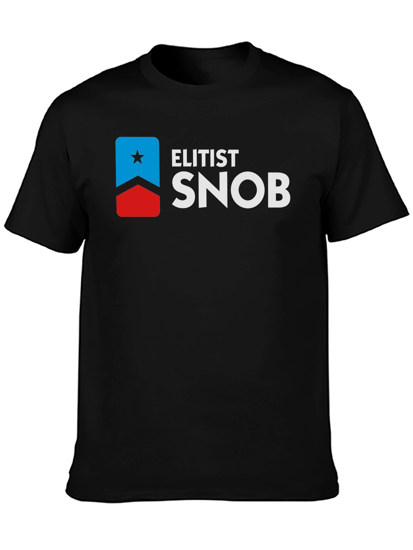 Elitist Snob Graphic Tee - Black