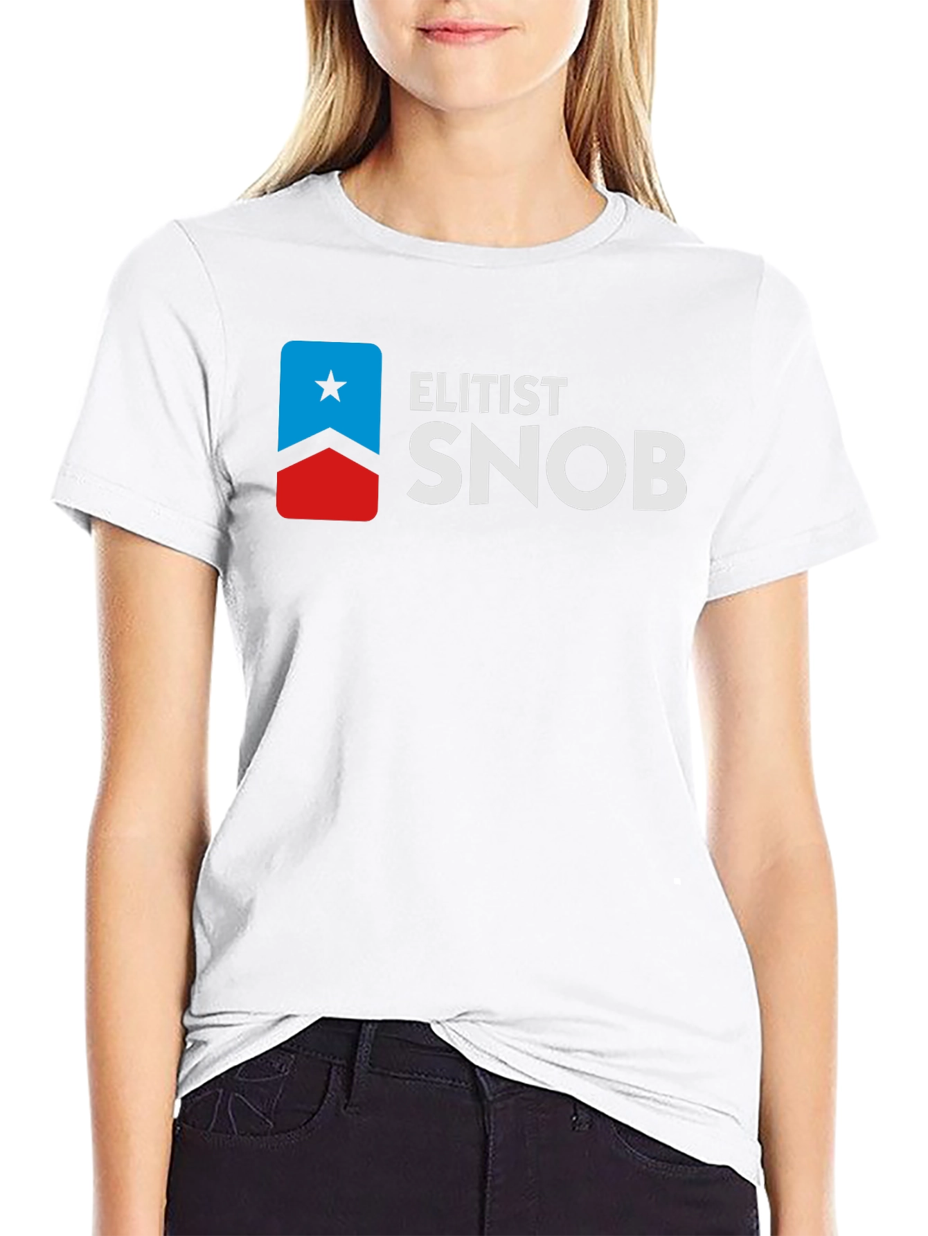 Elitist Snob Graphic Tee - Black