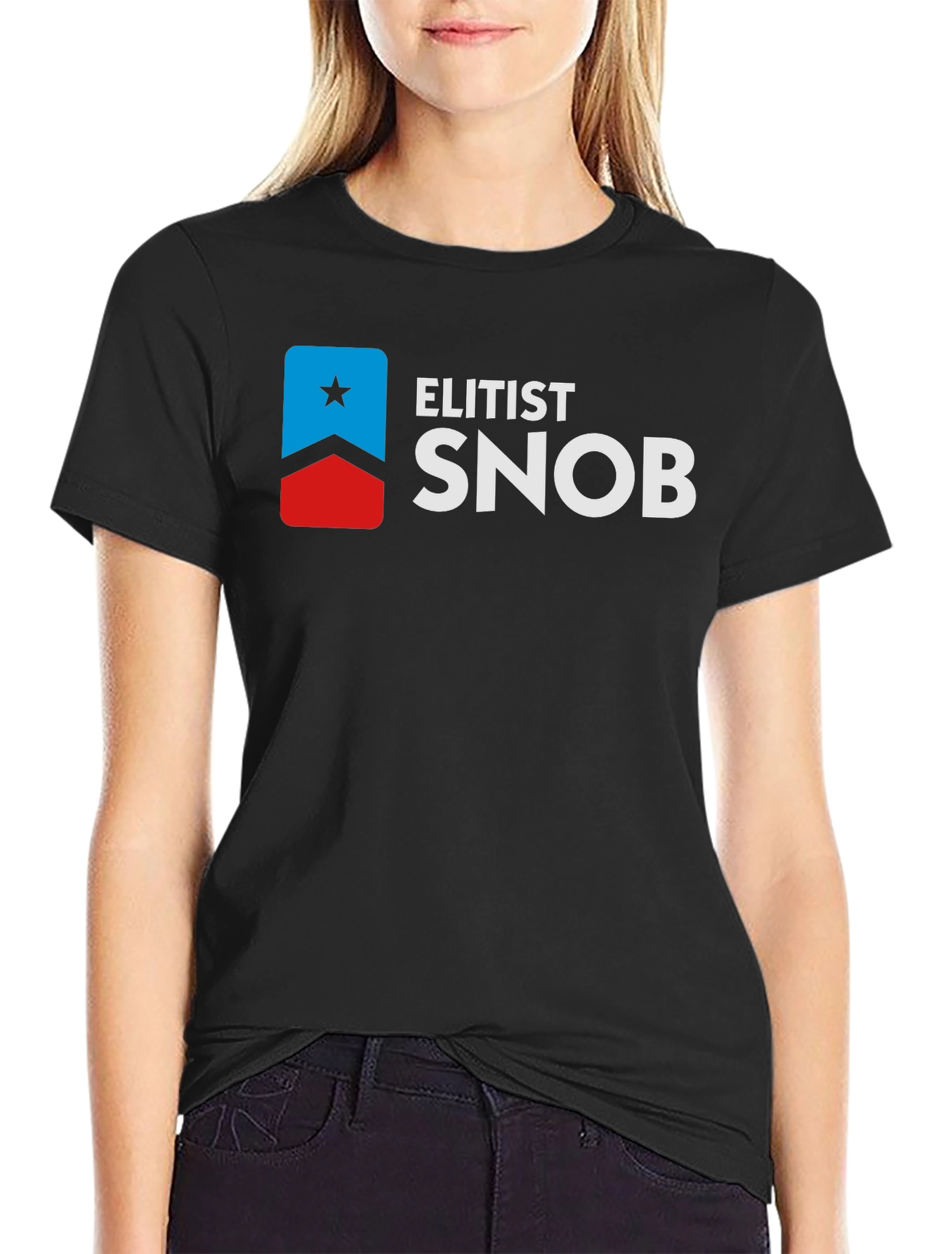 Elitist Snob Graphic Tee - Black
