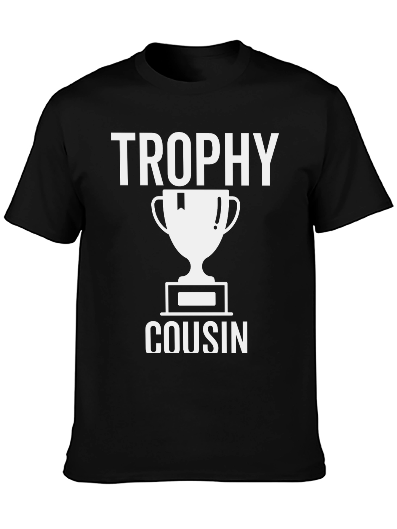 Trophy Cousin Graphic T-Shirt - Black