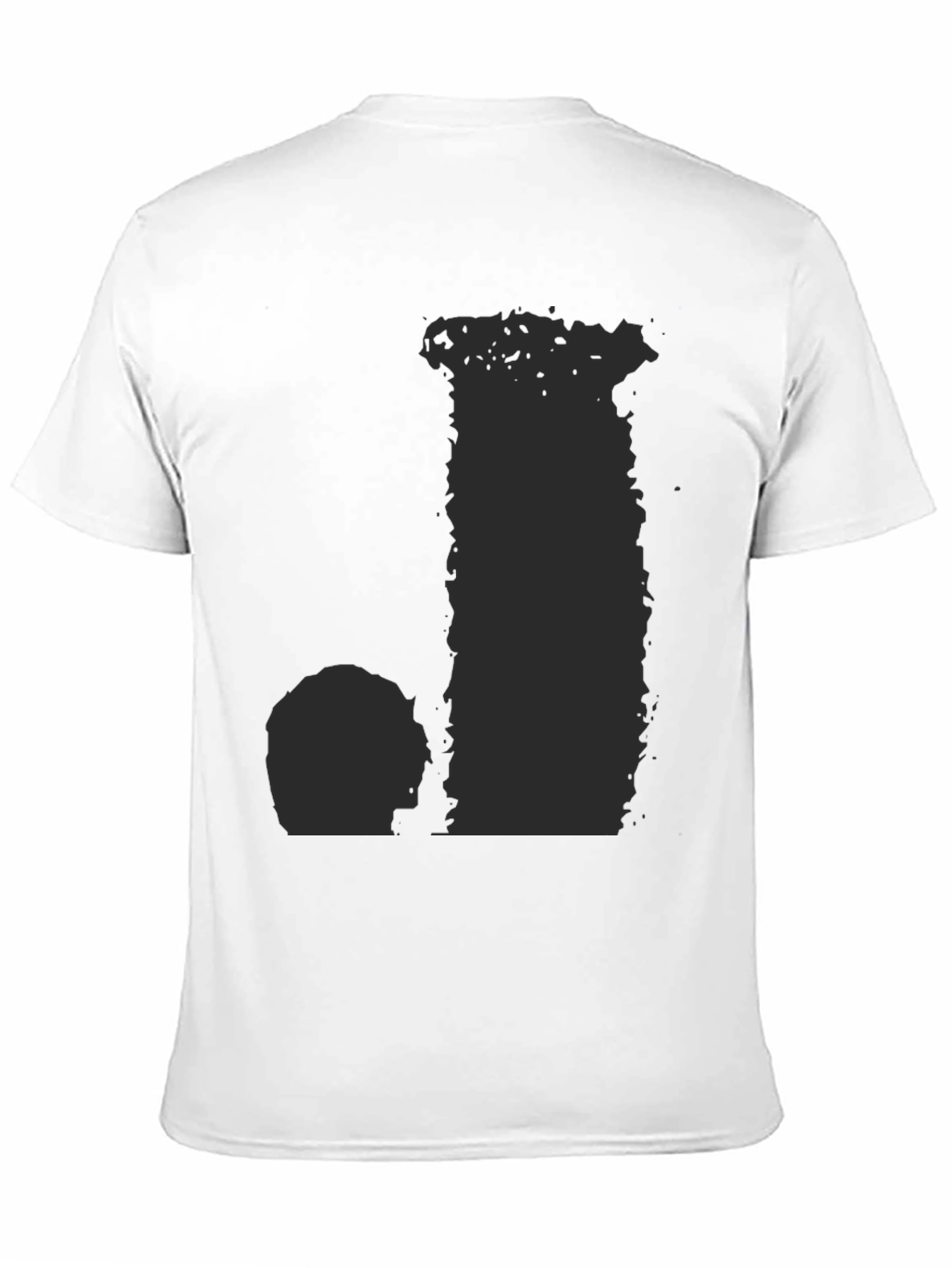 Mens Graphic Black T-Shirt - Unique Design
