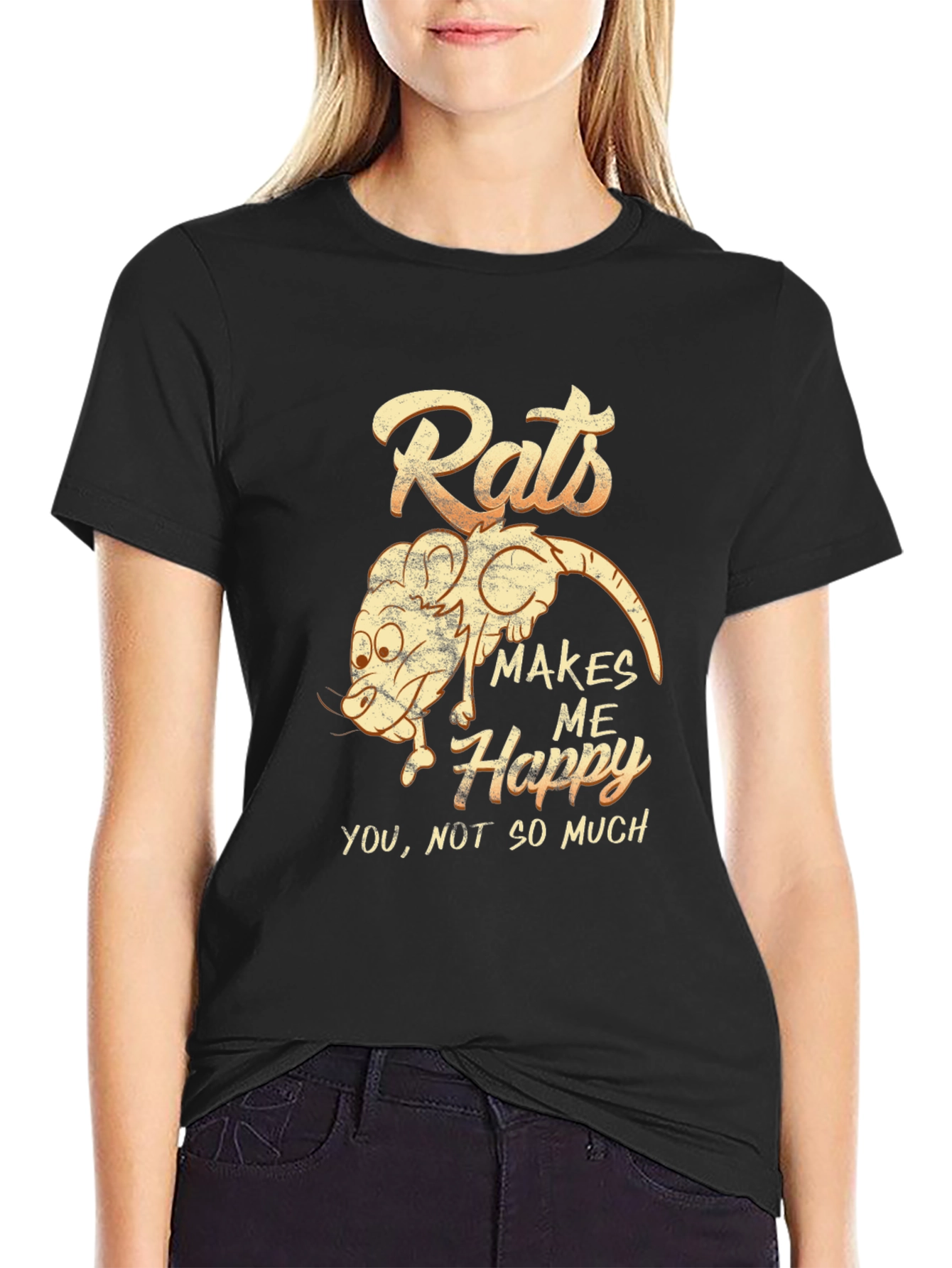 Rats Make Me Happy T-Shirt