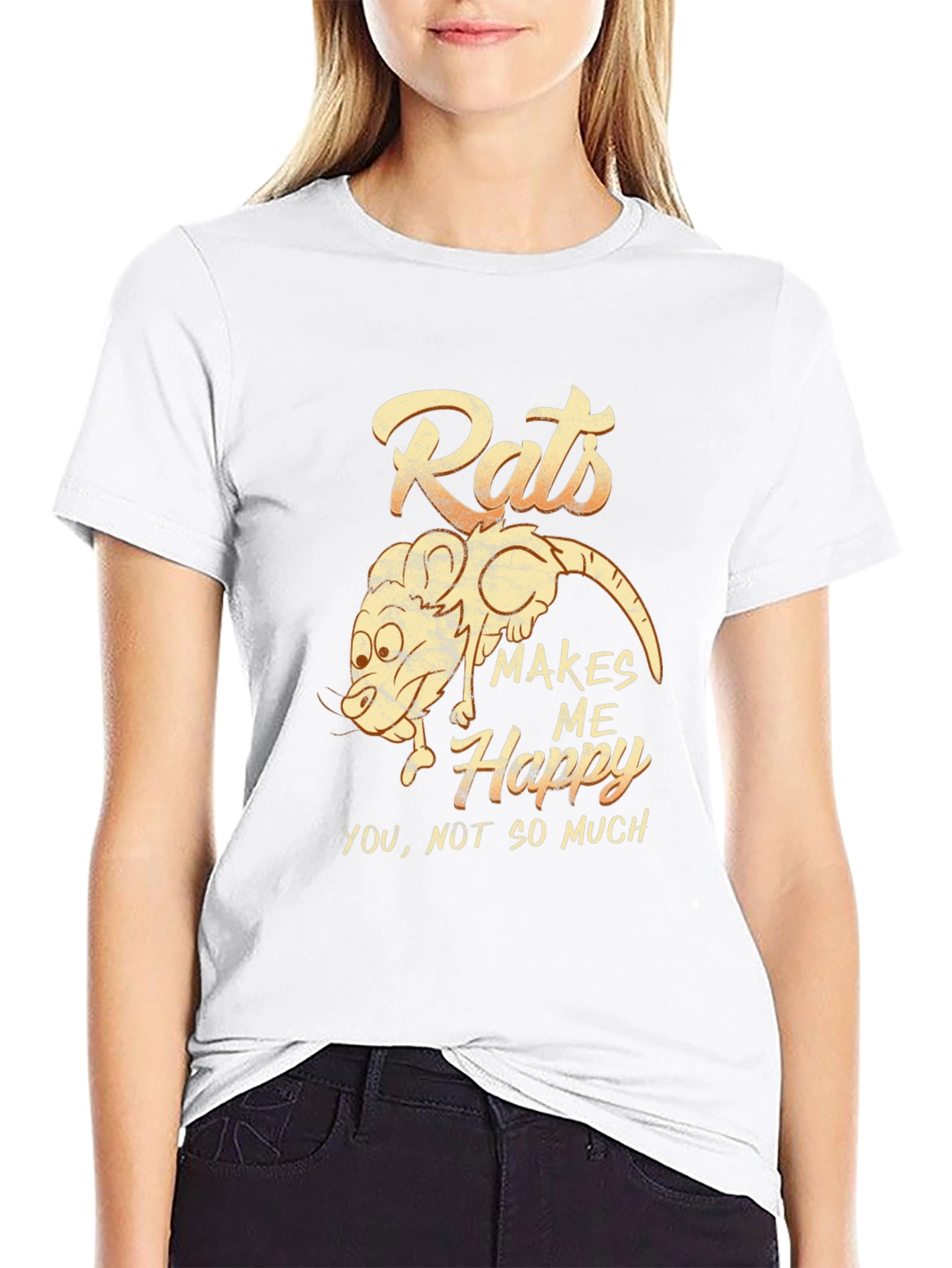 Rats Make Me Happy T-Shirt