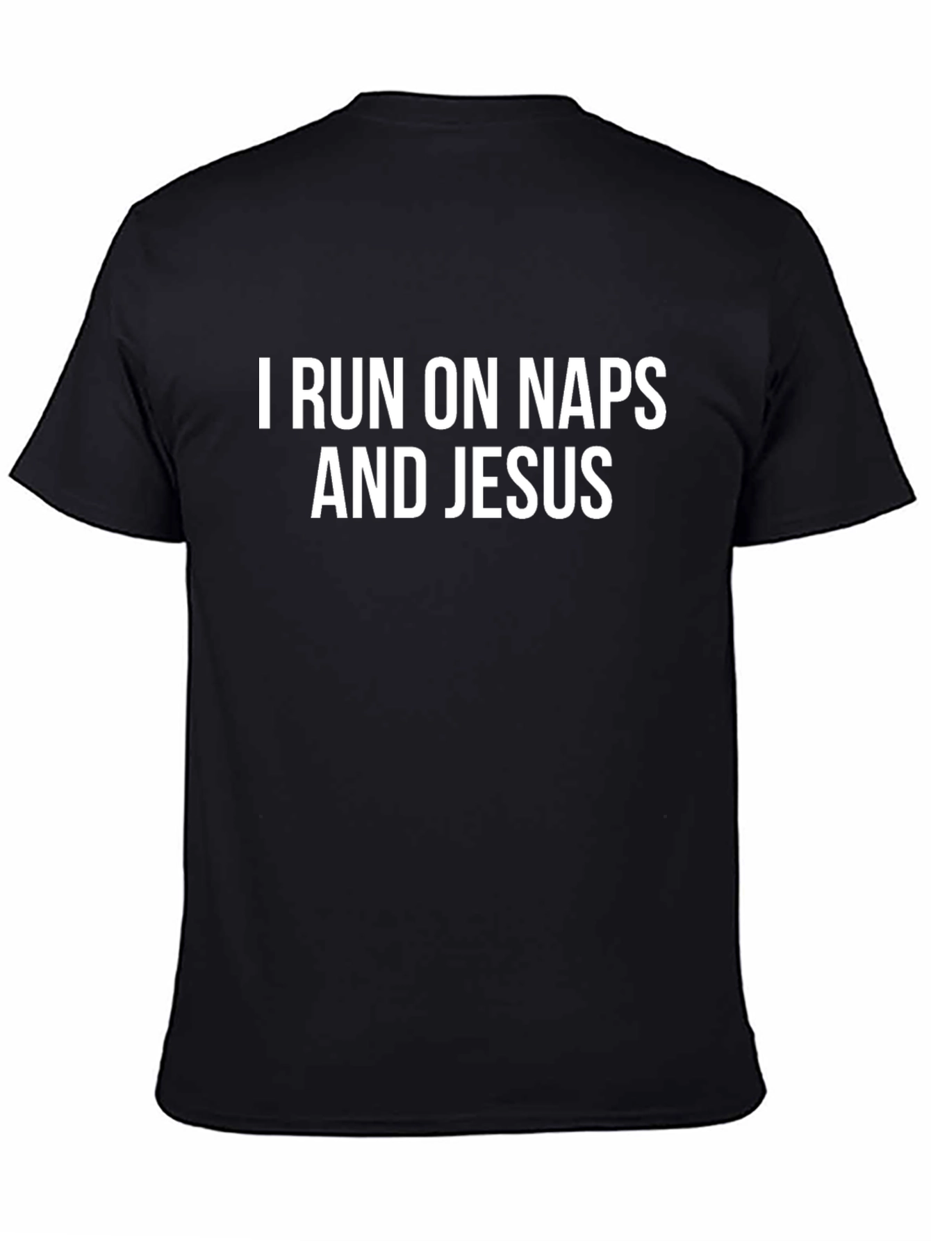 Naps and Jesus Graphic Tee - Black T-Shirt