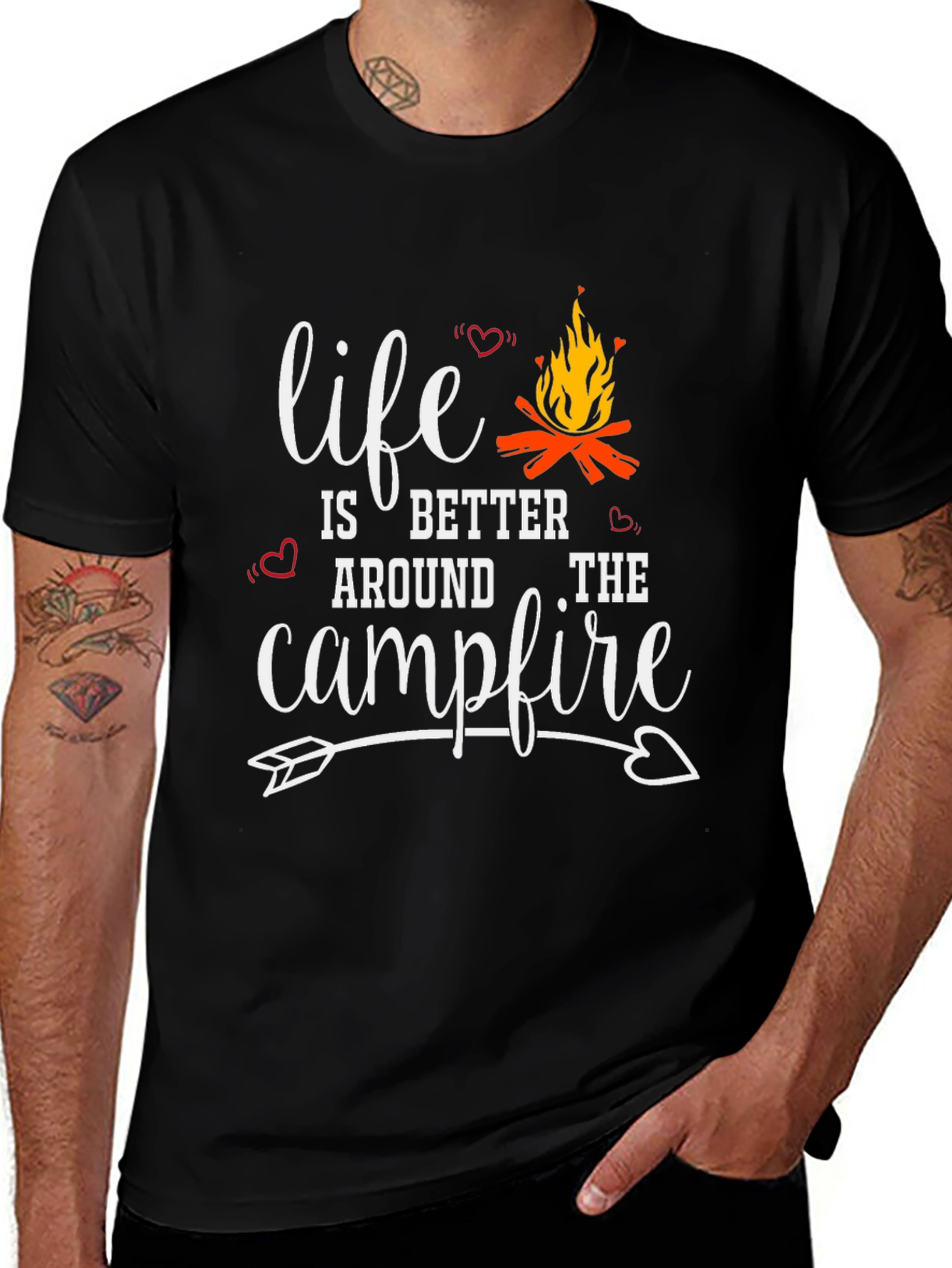 Life is Better Around the Campfire Graphic Tee