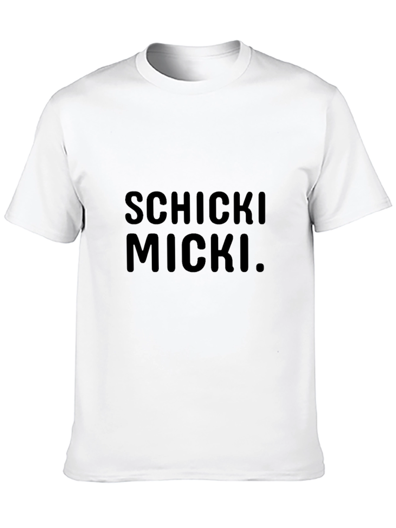 Schicki Micki Graphic Tee - Stylish Black T-Shirt