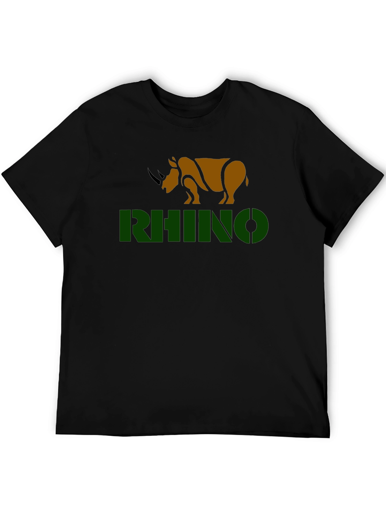 Rhino Graphic T-Shirt - Black Tee