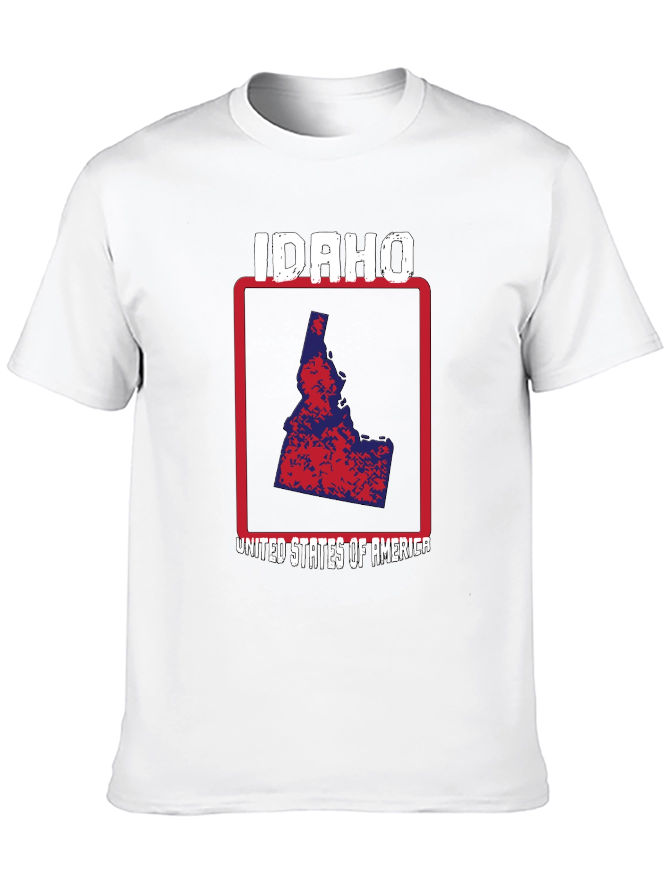 Idaho State Pride T-Shirt - USA Map Graphic Tee
