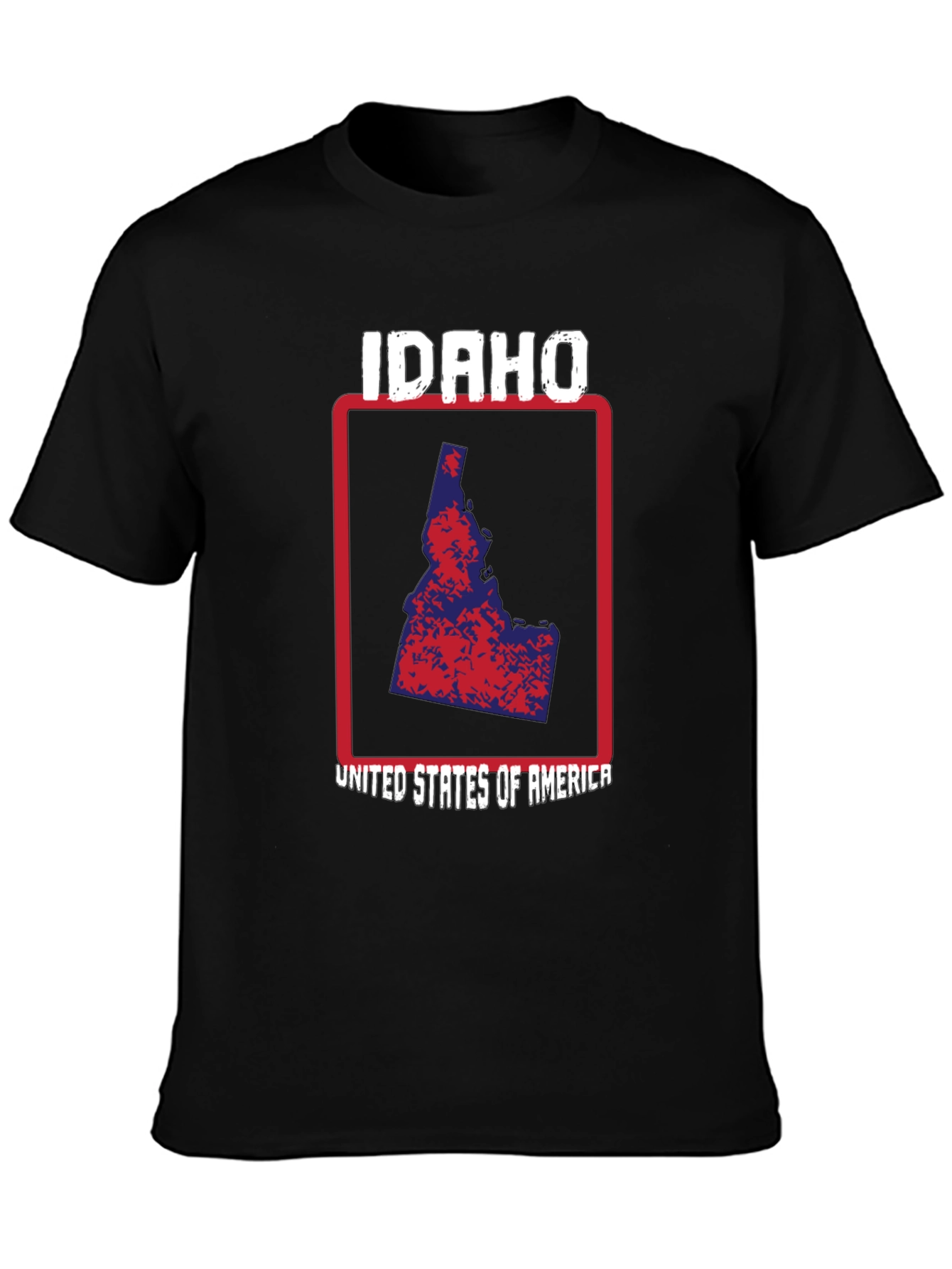 Idaho State Pride T-Shirt - USA Map Graphic Tee