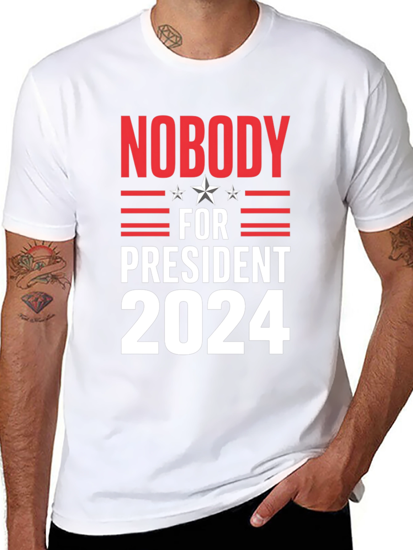 Nobody For President 2024 T-Shirt