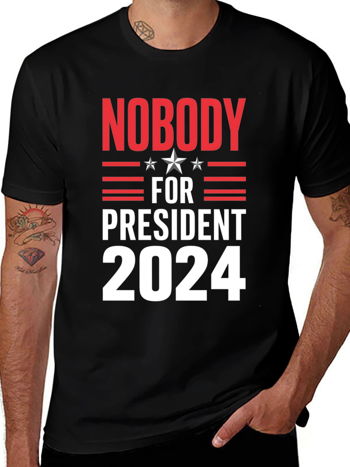 Nobody For President 2024 T-Shirt