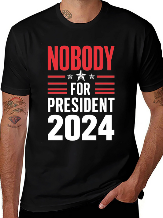 Nobody For President 2024 T-Shirt