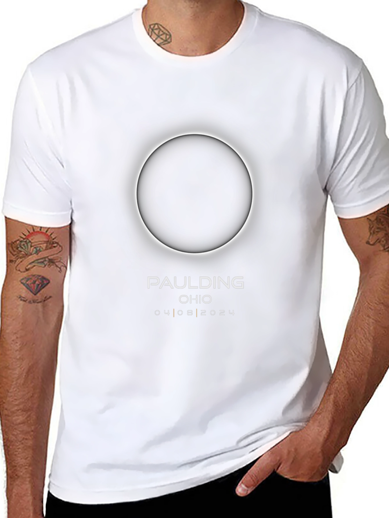 Total Solar Eclipse 2024 - Paulding Ohio T-Shirt