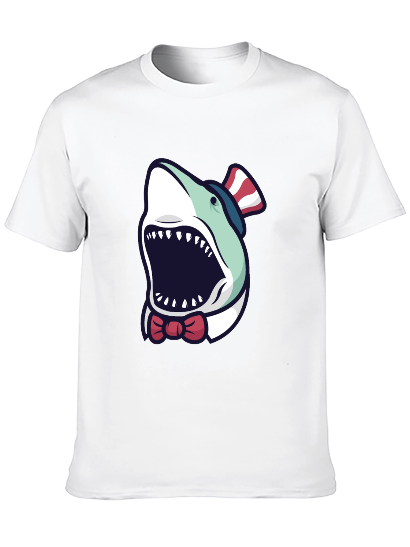 Patriotic Shark T-Shirt - USA Design