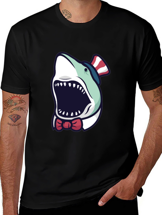 Patriotic Shark T-Shirt - USA Design