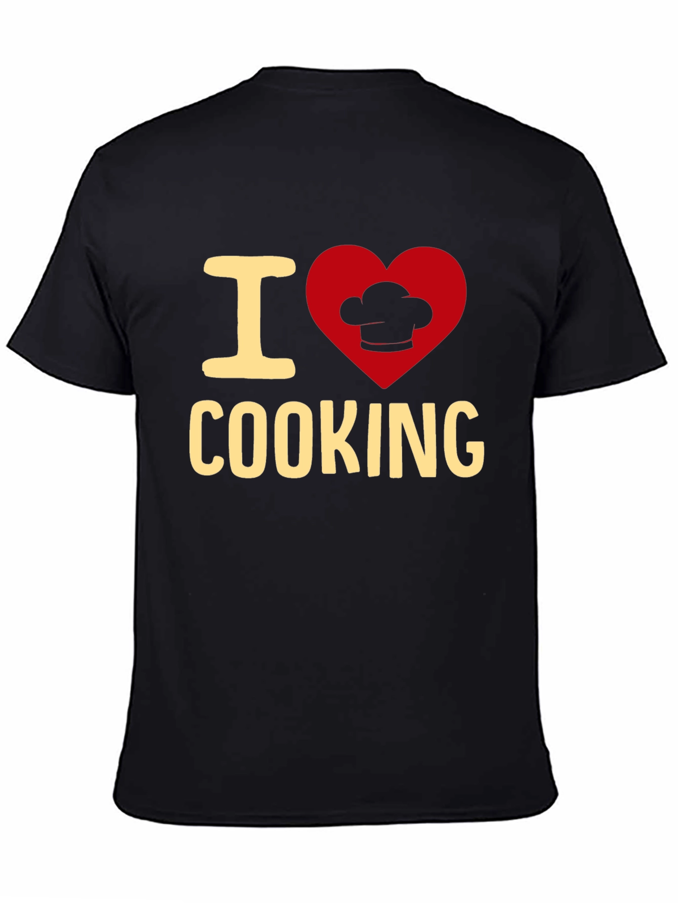 I Love Cooking T-Shirt - Chef Heart Design