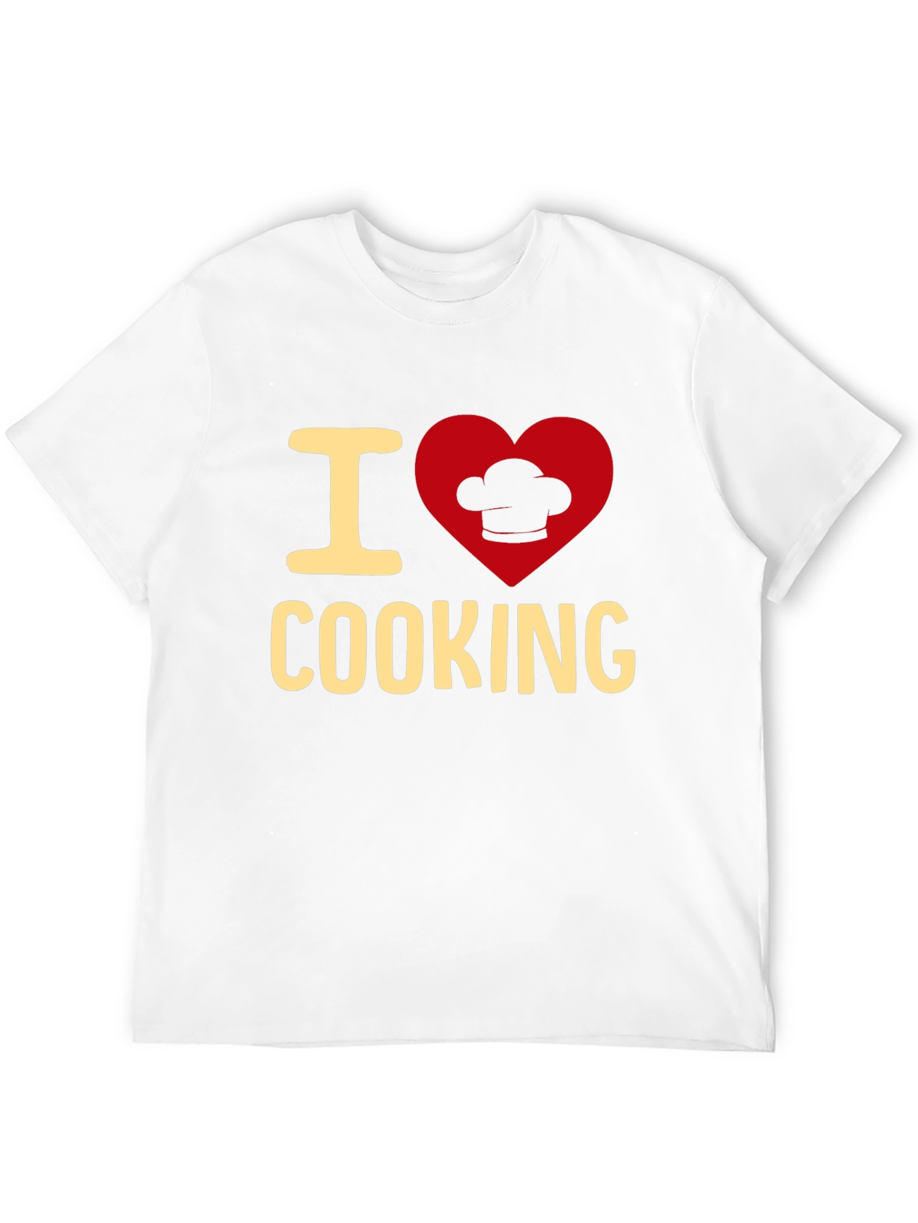 I Love Cooking T-Shirt - Chef Heart Design