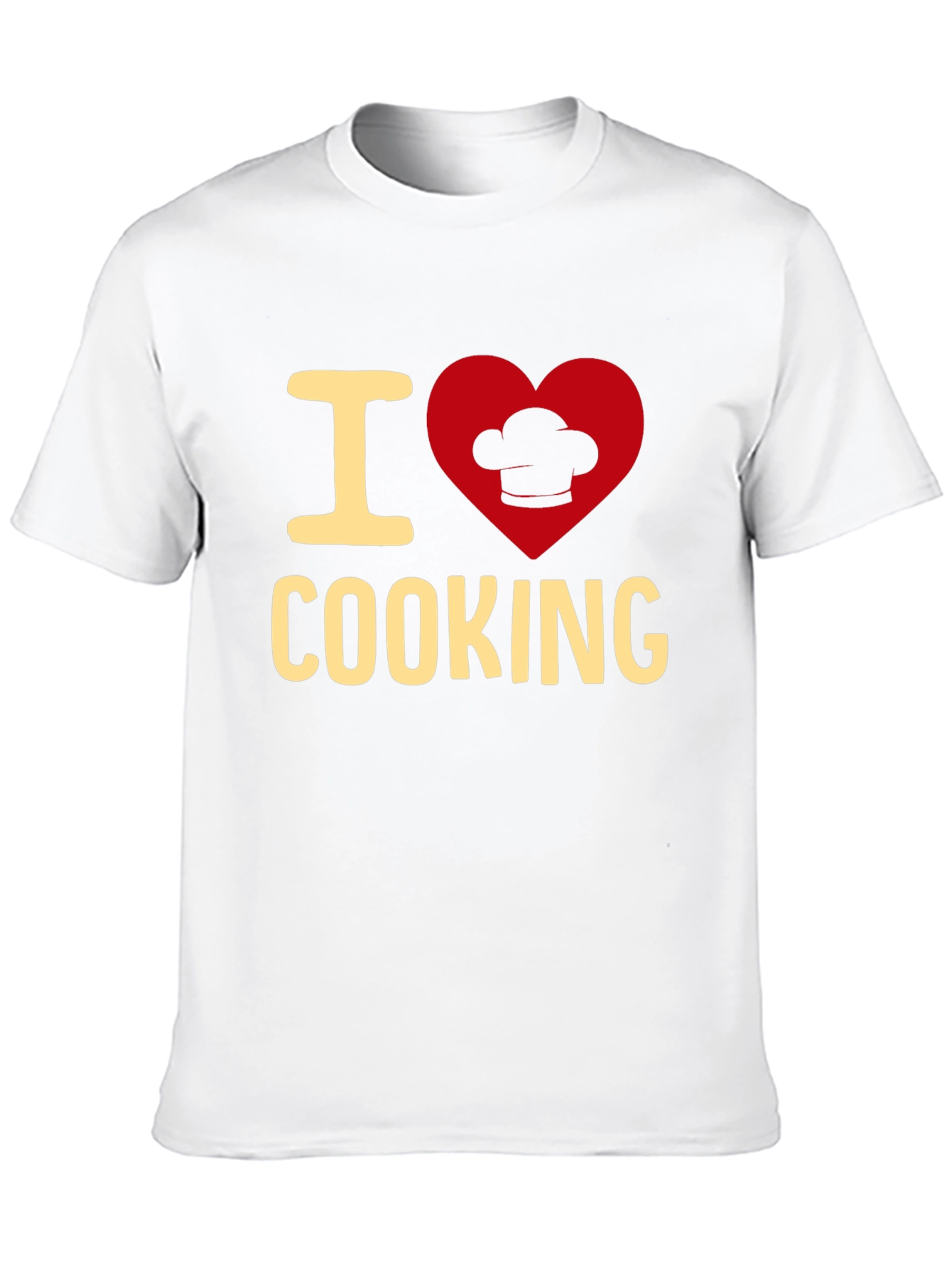 I Love Cooking T-Shirt - Chef Heart Design