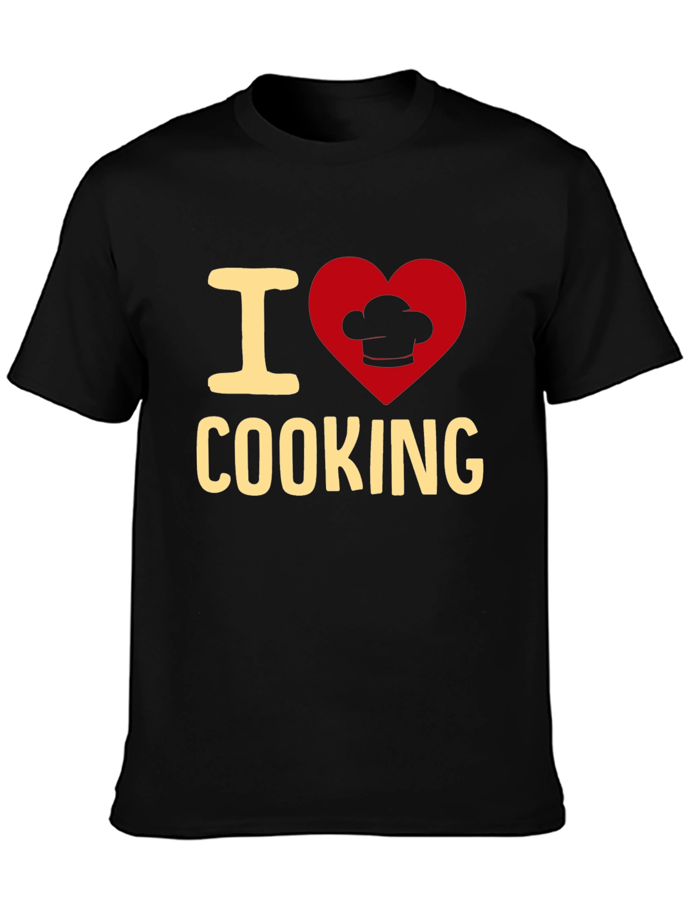 I Love Cooking T-Shirt - Chef Heart Design