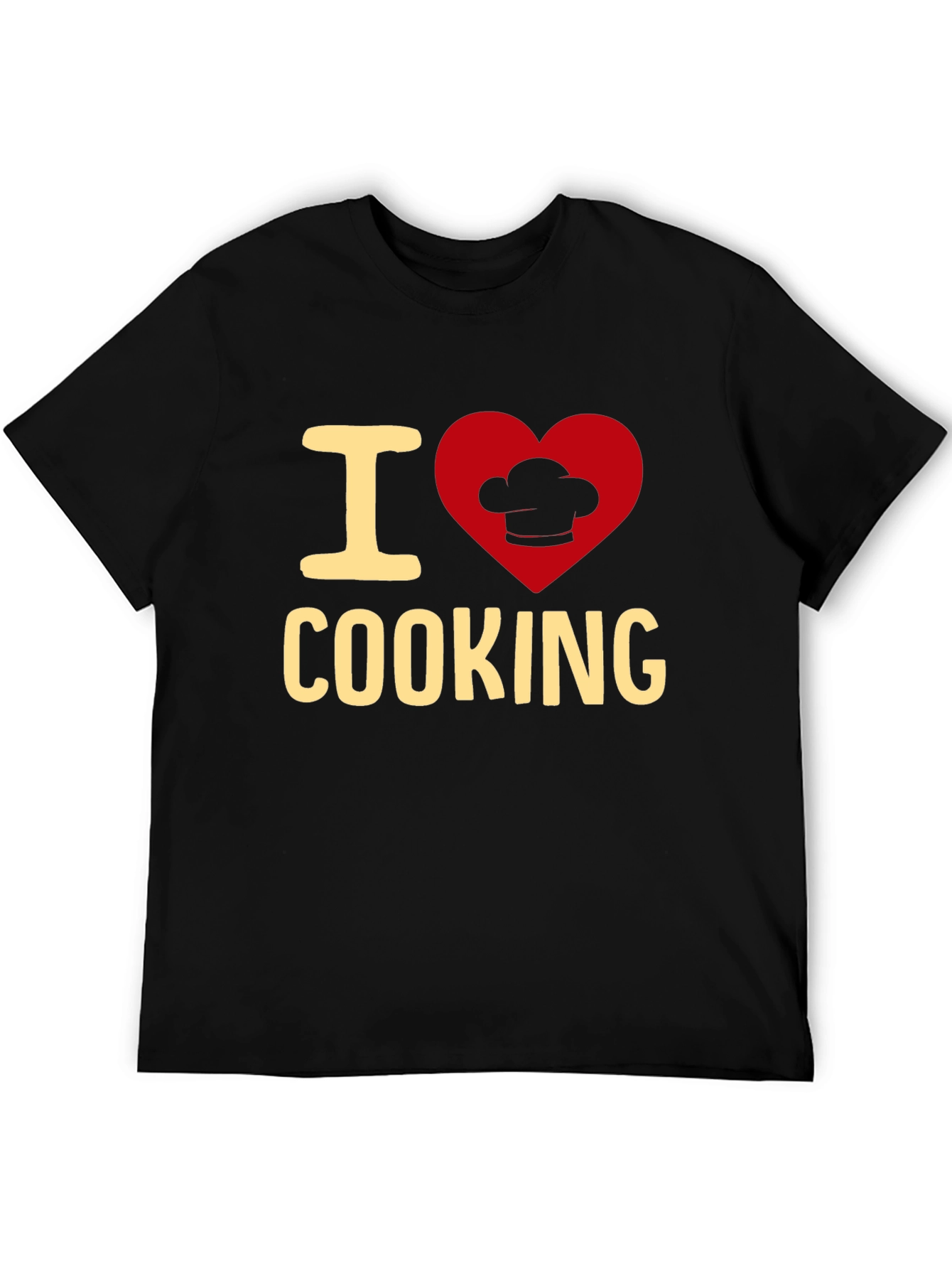 I Love Cooking T-Shirt - Chef Heart Design