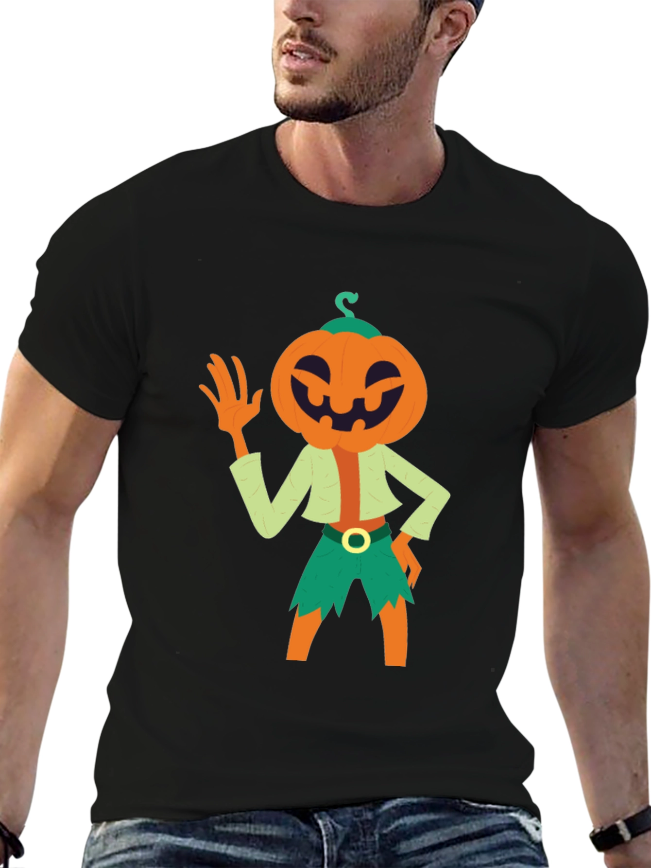 Pumpkin Character Graphic Tee
