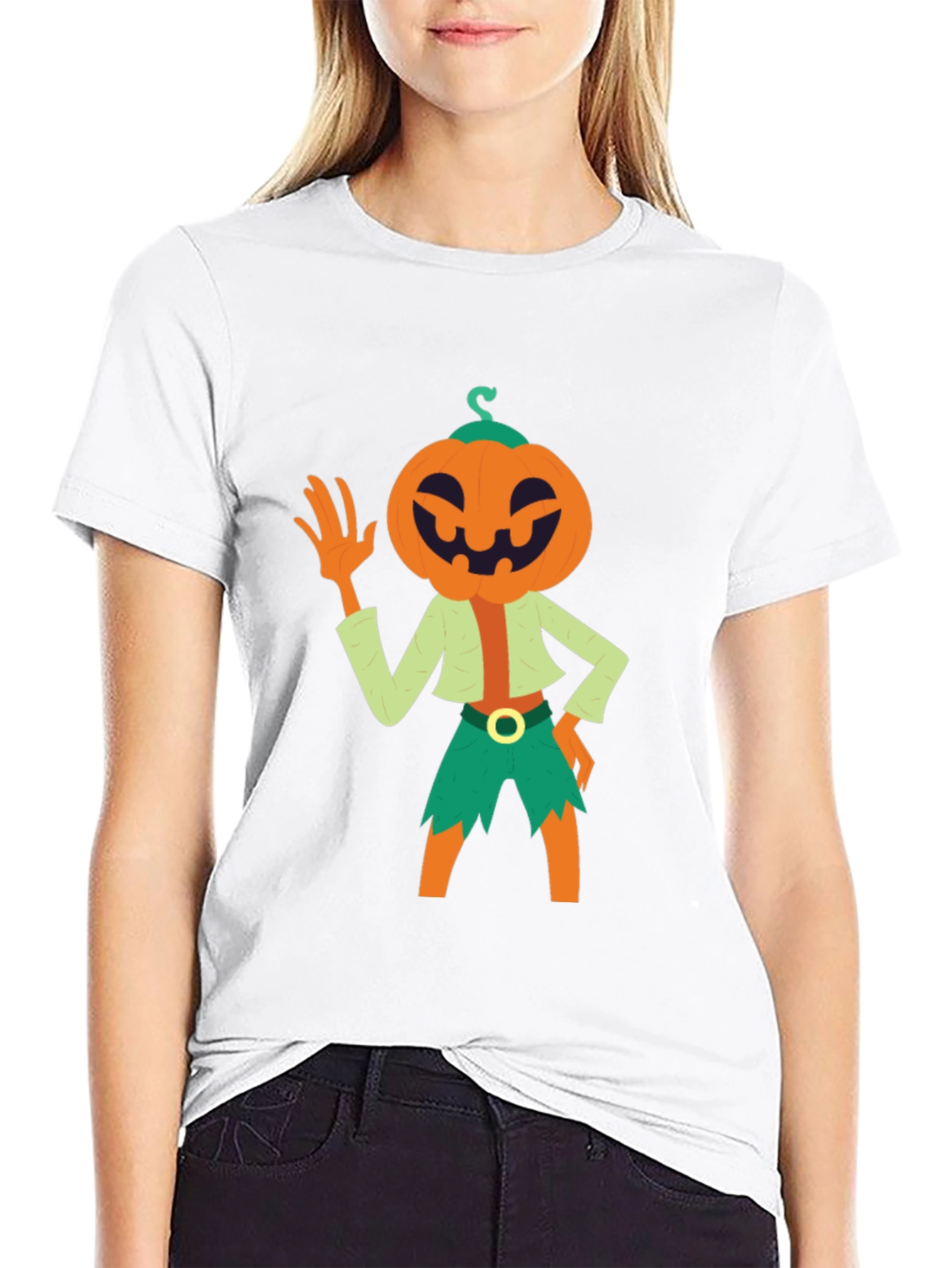 Pumpkin Character Graphic Tee