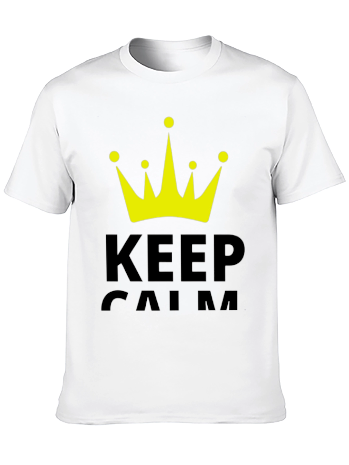 Keep Calm Crown Graphic T-Shirt