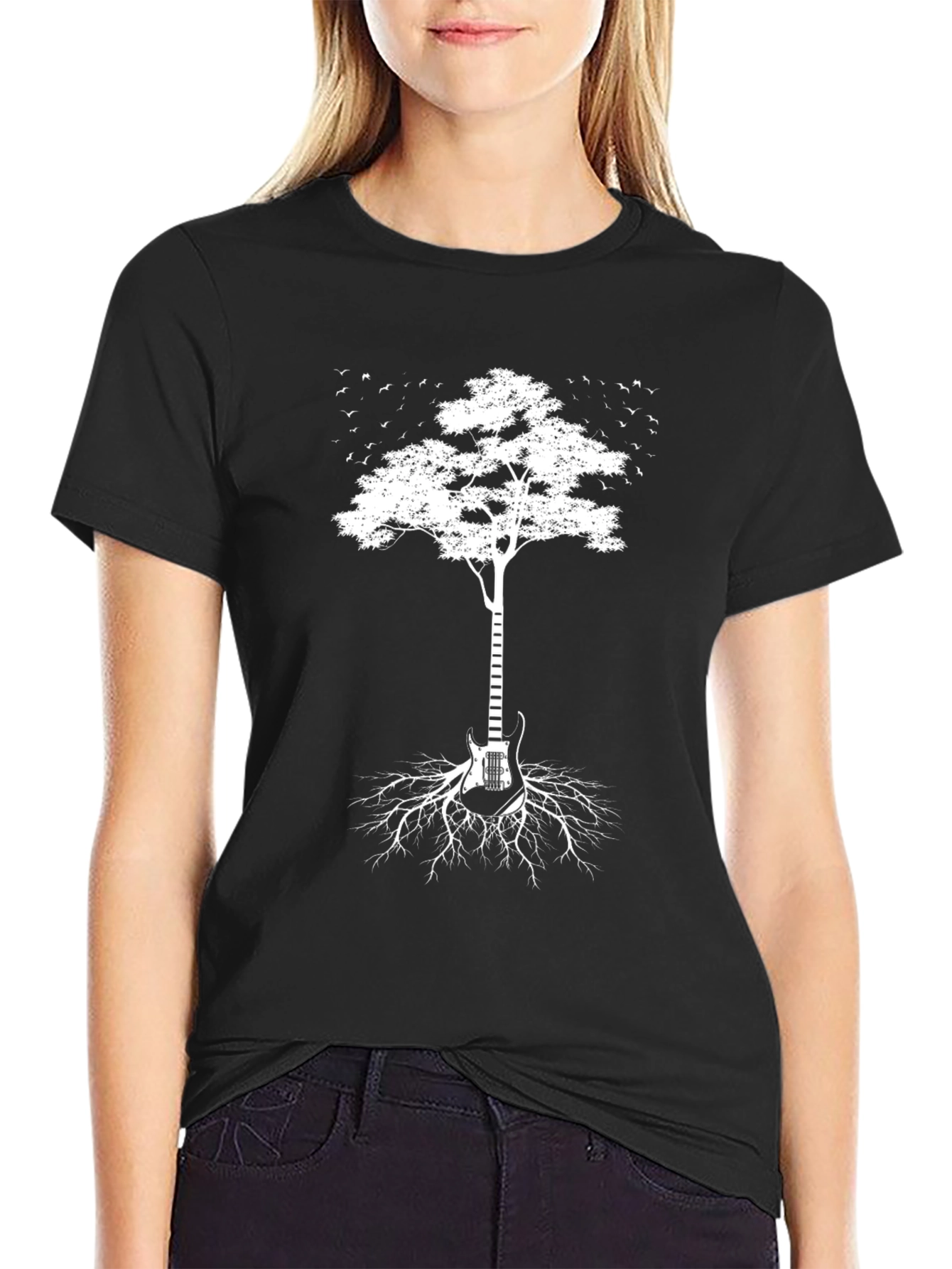 Guitar Tree T-Shirt - Music Lover Tee