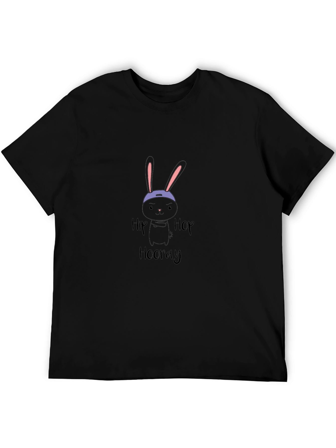 Hip Hop Hooray Rabbit Graphic T-Shirt