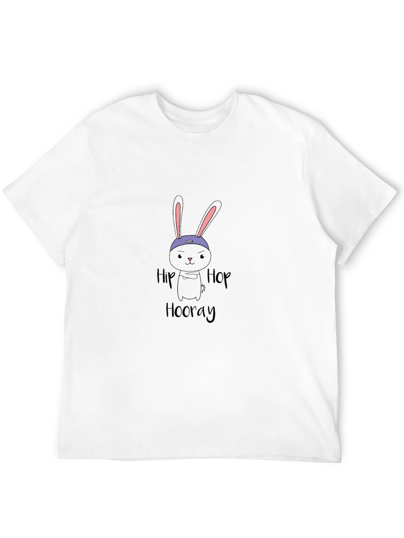Hip Hop Hooray Rabbit Graphic T-Shirt