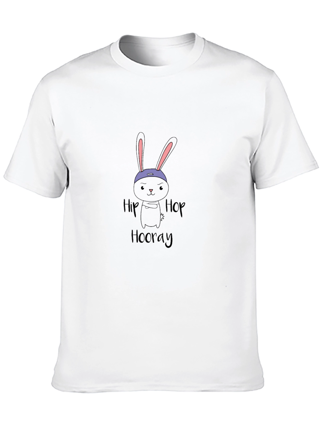 Hip Hop Hooray Rabbit Graphic T-Shirt