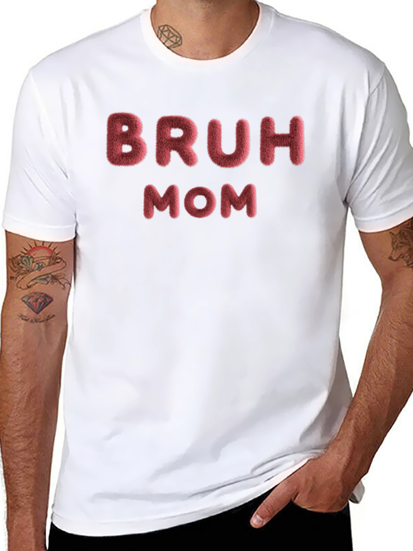 Bruh Mom Funny Graphic T-Shirt