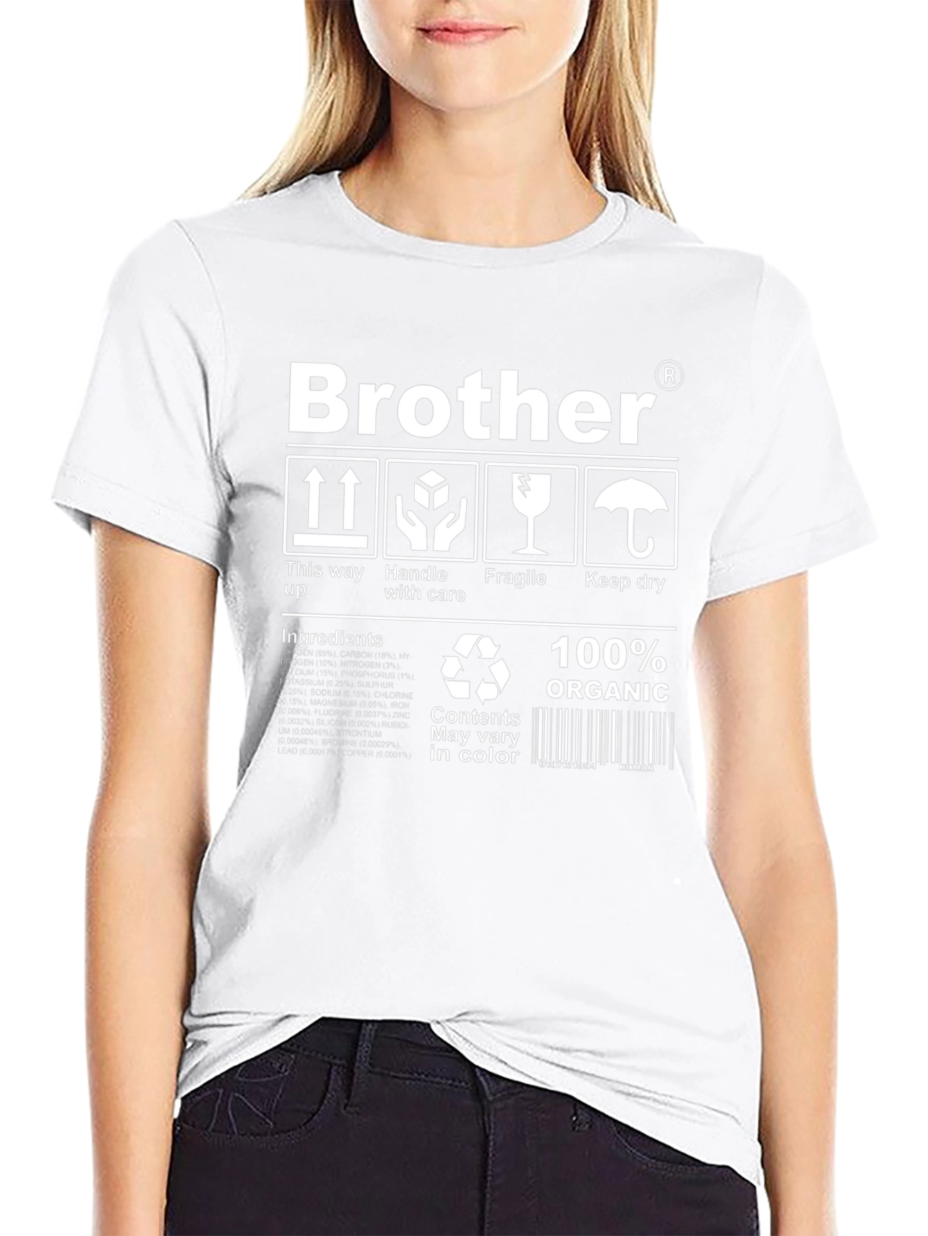 Brother Organic T-Shirt: Handle with Care
