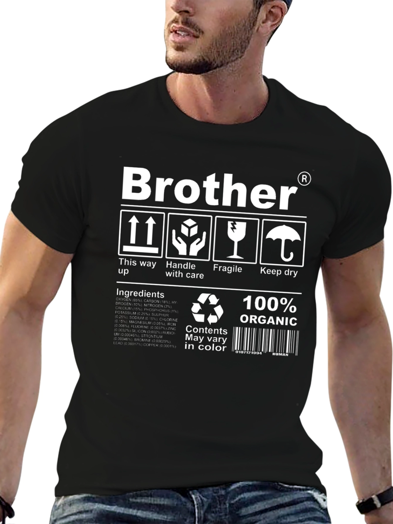 Brother Organic T-Shirt: Handle with Care