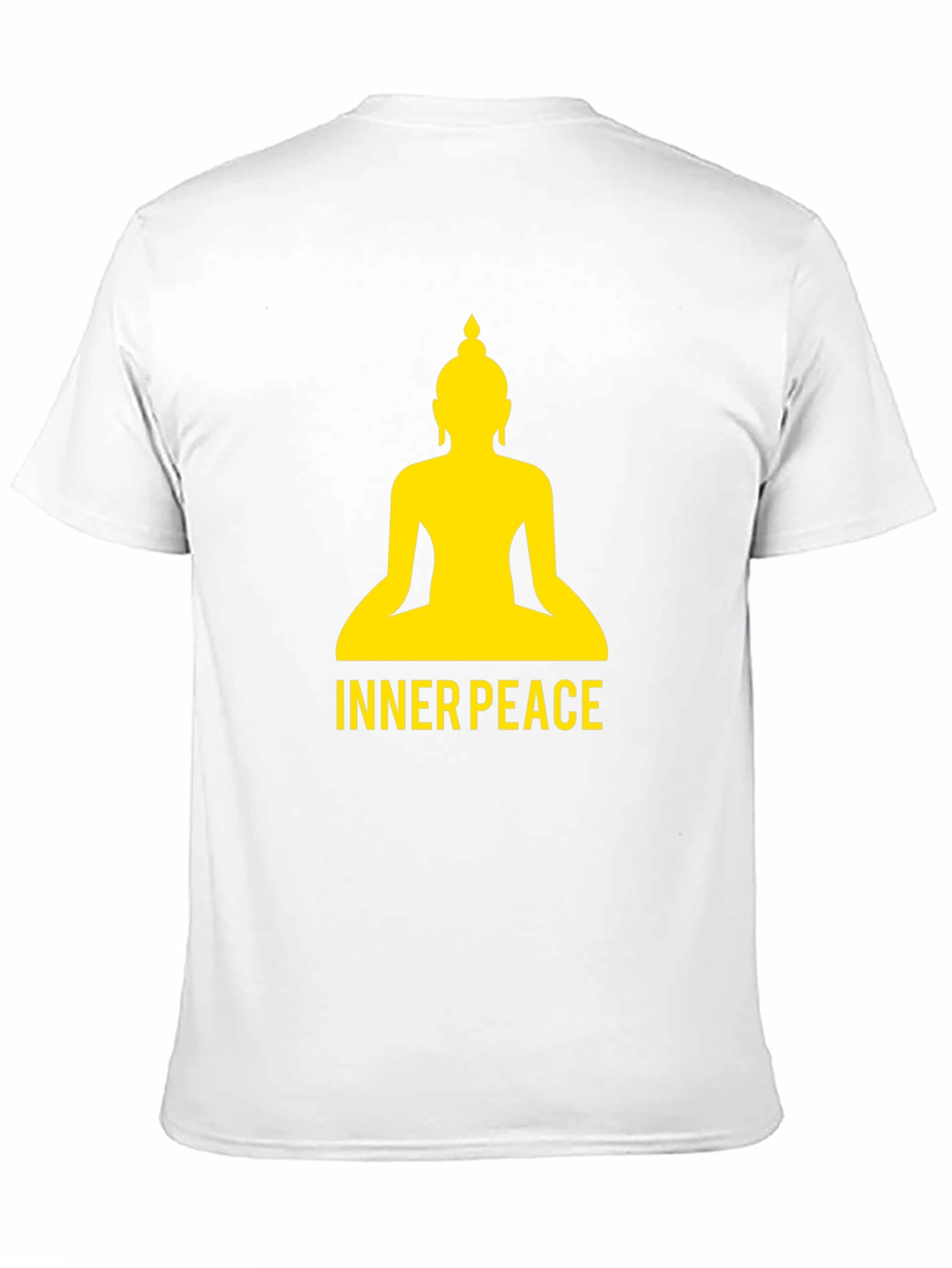 Inner Peace Buddha Graphic Black T-Shirt