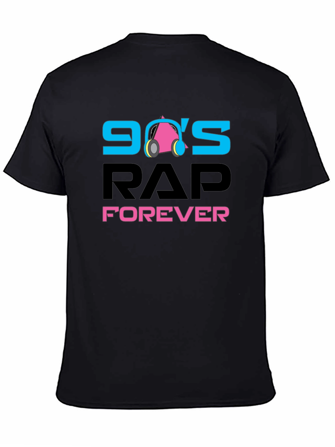 90s Rap Forever Black T-Shirt